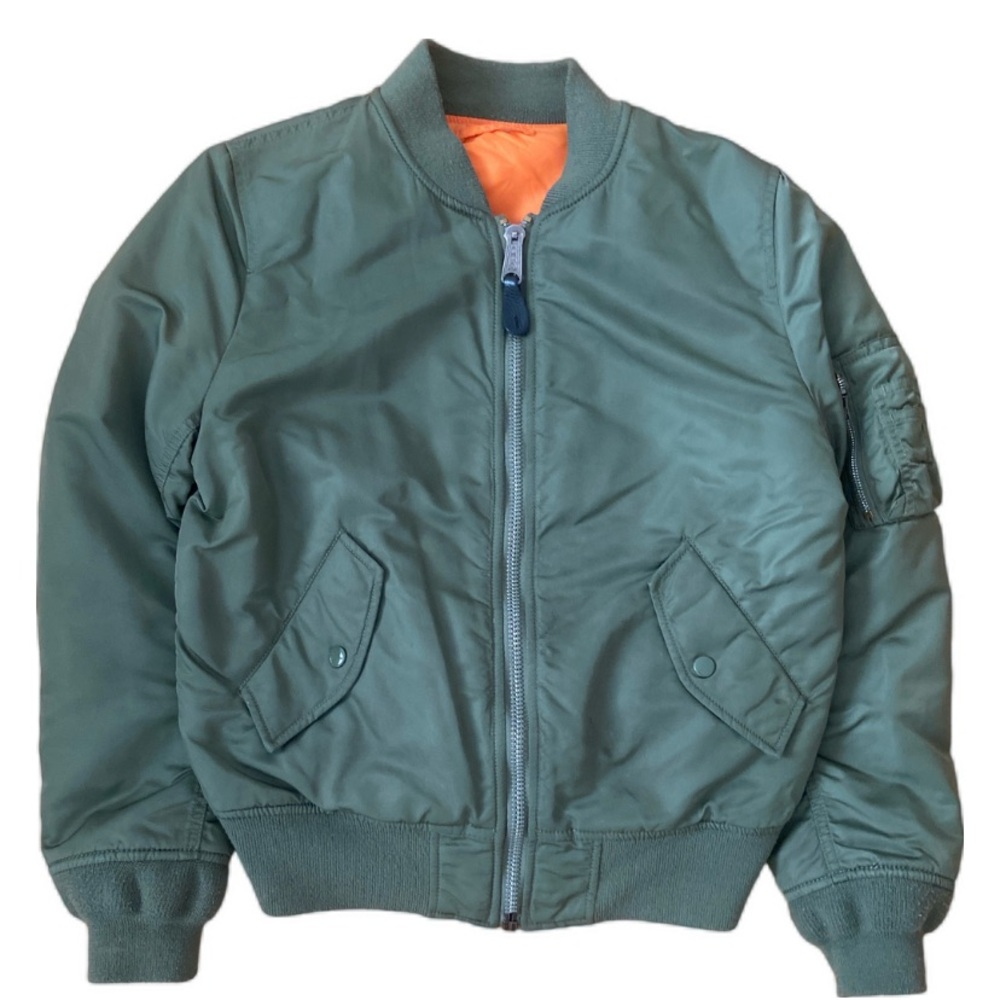 Alpha Industries Olive Green Bomber Jacket